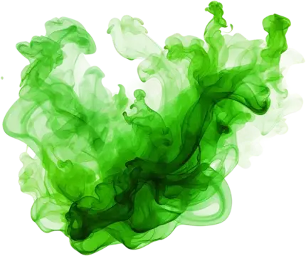 Fond fumée vert